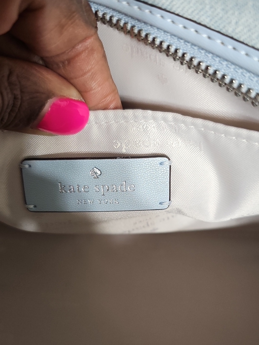 Kate Spade Small Kip Canvas Tote with Detachable Strap - Picture 5 of 9